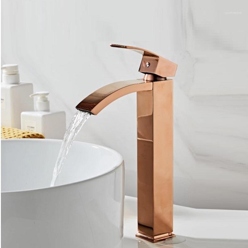 Basin Faucet Brass Bathroom Faucet Single Handle Torneiras Para Pia De Banheiro Rose Gold Sink Wash Waterfall1
Basin Faucet Brass Bathroom Faucet Single Handle Torneiras Para Pia De Banheiro Rose Gold Sink Wash Waterfall1