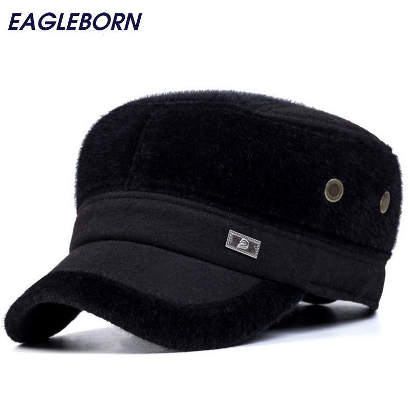 High Quality Fur Mens Hat Winter Protect Head Caps Gorras Chapeu Fashion Flat Top Casquettes J1225, Black
High Quality Fur Mens Hat Winter Protect Head Caps Gorras Chapeu Fashion Flat Top Casquettes J1225, Black