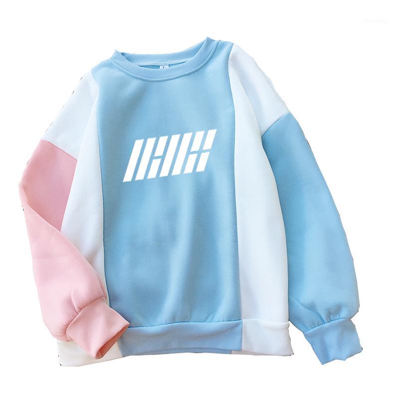 New Ikon Kpop Hoodie Sweatshirt Women Splicing Casual Loose Fleece Letter Print Patchwork Pullover Harajuku Tracksuit Kawaii Top1, Blue
New Ikon Kpop Hoodie Sweatshirt Women Splicing Casual Loose Fleece Letter Print Patchwork Pullover Harajuku Tracksuit Kawaii Top1, Blue