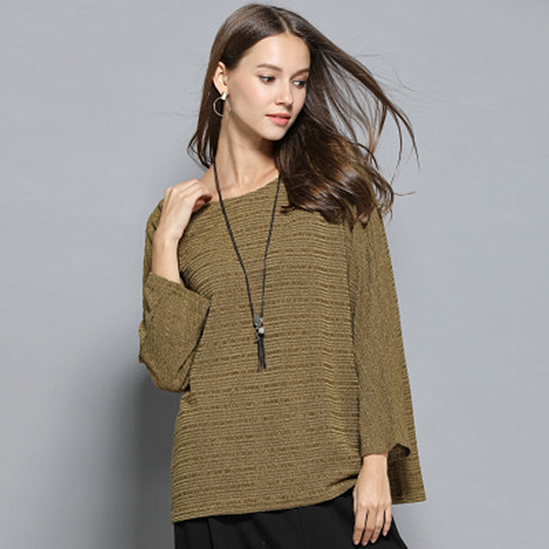 New Women's 2020 Jersey Mm's Long-sleeved Solid Color Deep-sleeved Torno Loose Neck Size Big Spring Shirt R36b 7K38, Light green yellow
New Women's 2020 Jersey Mm's Long-sleeved Solid Color Deep-sleeved Torno Loose Neck Size Big Spring Shirt R36b 7K38, Light green yellow