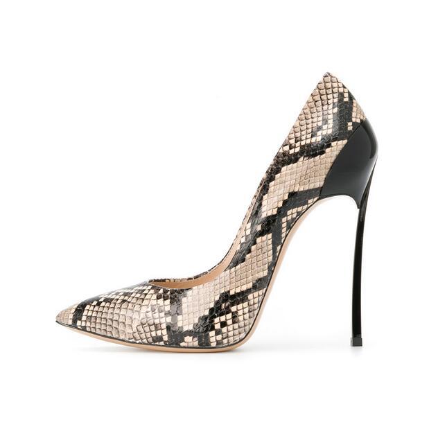 Snake Leather Sexy Print Women Bombs Tips From Metal Foot Wedding Party Dress Shoes Slip-on Blade Heel Bomb, The picture
Snake Leather Sexy Print Women Bombs Tips From Metal Foot Wedding Party Dress Shoes Slip-on Blade Heel Bomb, The picture