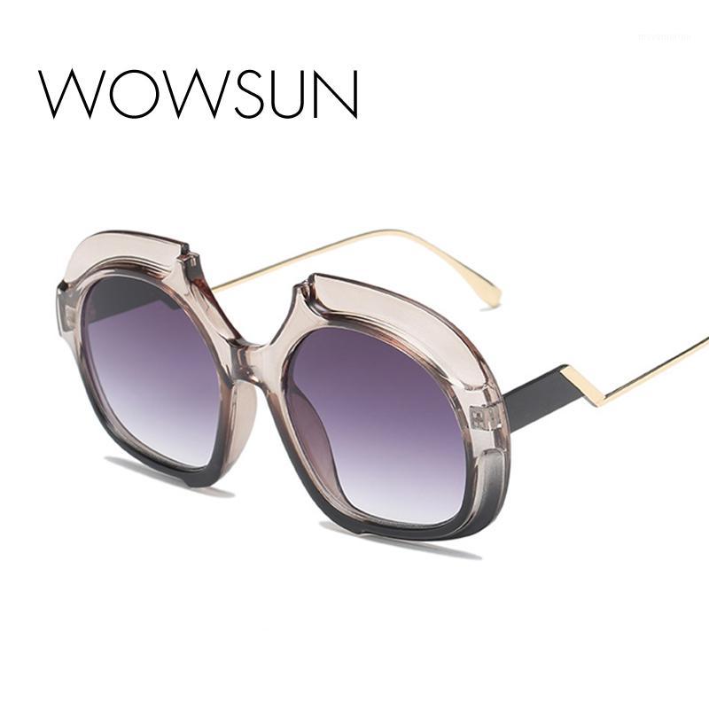 WOWSUN Oversize Sunglasses Women 2018 New Brand Eyeglasses Metal Frame Gradient Sun Glasses Female UV400 A7091
WOWSUN Oversize Sunglasses Women 2018 New Brand Eyeglasses Metal Frame Gradient Sun Glasses Female UV400 A7091