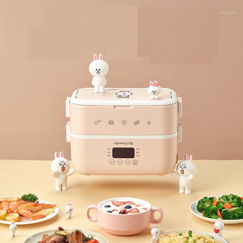 

220V 2 Layers Portable Electric Heating Rice Cooker Household Mini 1.5L Electric Multi Cooker Rice For Travel Office1