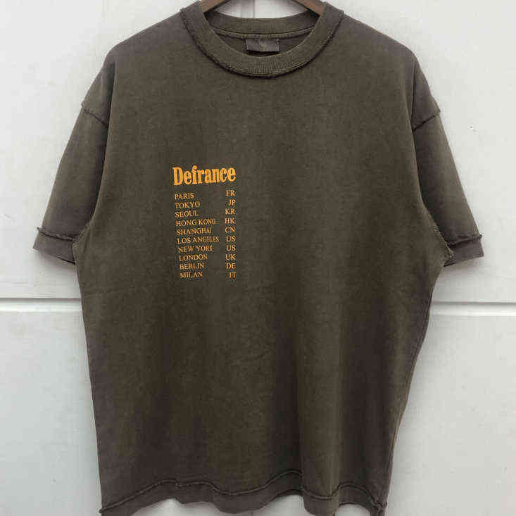 Arnodefrance Defrance T Shirt Men Women Vintage Arnodefrance T-shirt Wash Make Old Heavy Fabric Top Quality G1230
Arnodefrance Defrance T Shirt Men Women Vintage Arnodefrance T-shirt Wash Make Old Heavy Fabric Top Quality G1230