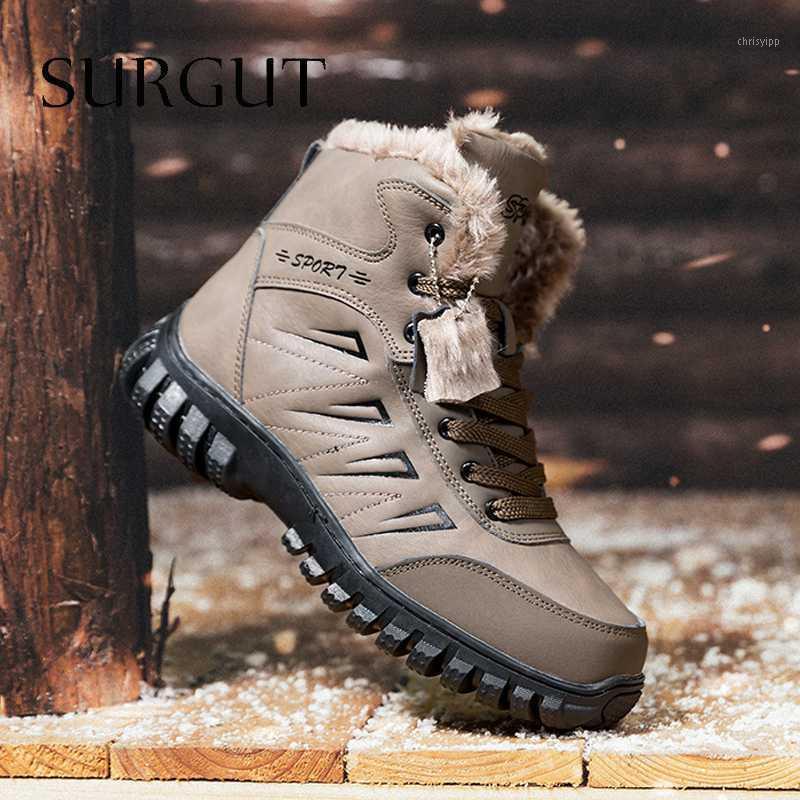 SURGUT New Winter Snow Boots Man Super Warm Size 39~48 Leather Handmade Men Shoes Winter Short Plush Fashion Ankle Men Shoes1, Black
SURGUT New Winter Snow Boots Man Super Warm Size 39~48 Leather Handmade Men Shoes Winter Short Plush Fashion Ankle Men Shoes1, Black