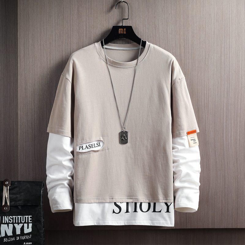 2021 New Autumn Spring Fashion Oversized Male Tshirt Parts Long Sleeve the Neck Shirt for Man Top t 90WP, Ds926 1
2021 New Autumn Spring Fashion Oversized Male Tshirt Parts Long Sleeve the Neck Shirt for Man Top t 90WP, Ds926 1