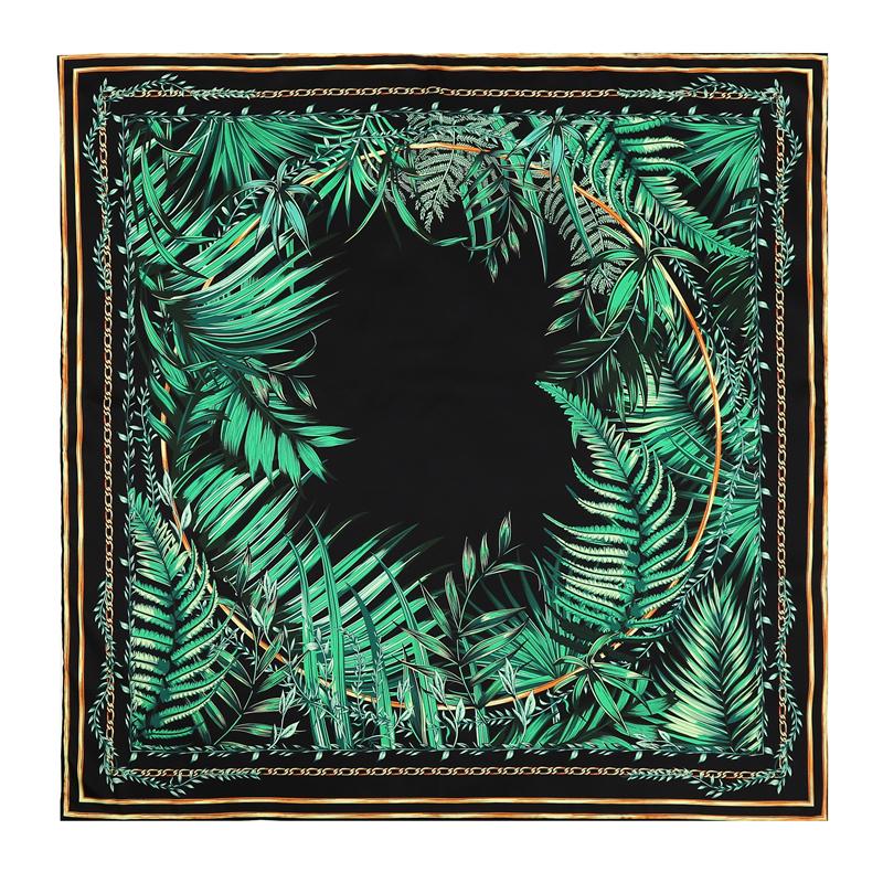 90cm Square Twill Silk Scarf Shawls Women Leaf Printing Neck Scarves Foulard Lady Shawl Hijab Wrap Headbands Summer New 2020
90cm Square Twill Silk Scarf Shawls Women Leaf Printing Neck Scarves Foulard Lady Shawl Hijab Wrap Headbands Summer New 2020