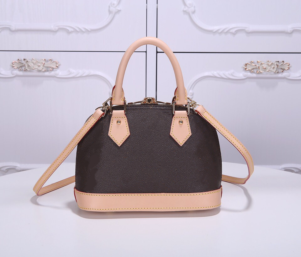 Top Quality ALMA BB Tote Genuine Leather Women Handbag Luxury Designers Shell Bag Laides Crossbody Shoulder Bags with Lock 25cm, Brown+flowers
Top Quality ALMA BB Tote Genuine Leather Women Handbag Luxury Designers Shell Bag Laides Crossbody Shoulder Bags with Lock 25cm, Brown+flowers