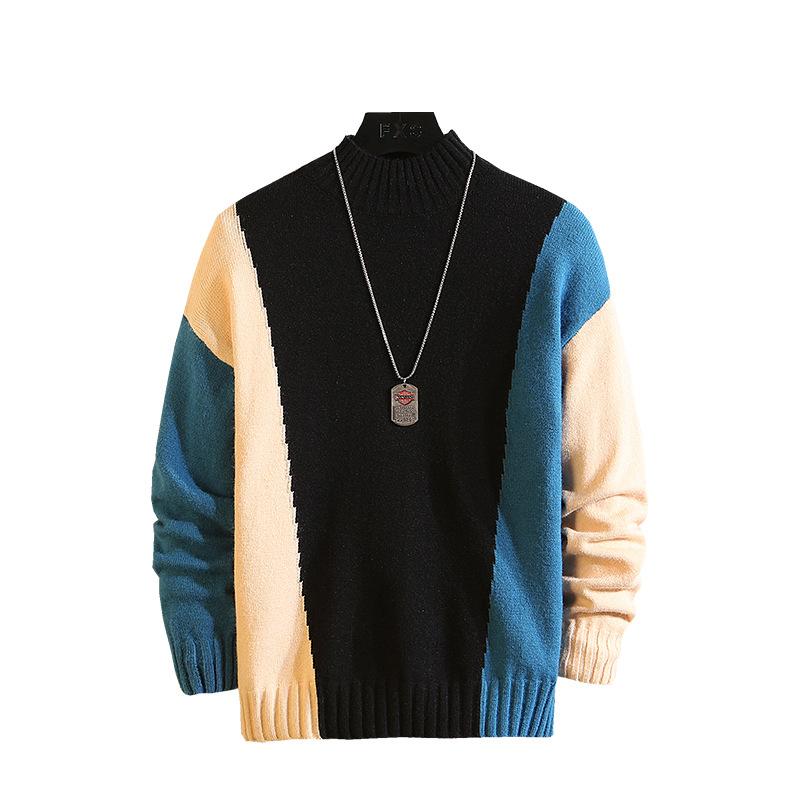 New Knit Sweaters Korea Men'S Pathckwork Long Sleeves Autumn Spring Pullover Knitted O-Neck Plus OverSize 5XL 6XL 7XL, Picture color 2
New Knit Sweaters Korea Men'S Pathckwork Long Sleeves Autumn Spring Pullover Knitted O-Neck Plus OverSize 5XL 6XL 7XL, Picture color 2