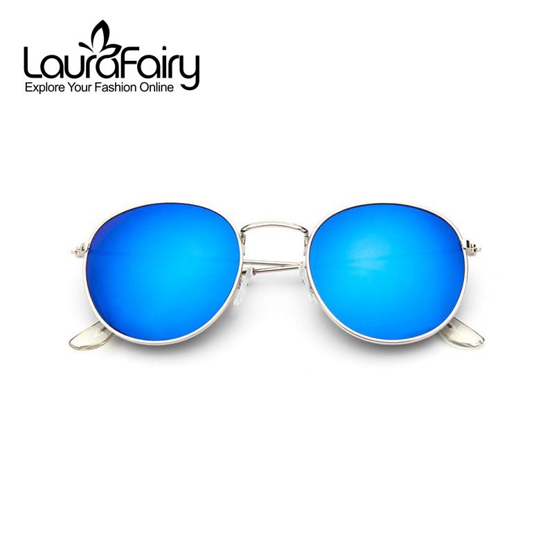 Laura Fairy Retro classical metal sunglasses round style magold silver frame flash mirror lens women fashion highend UV400
Laura Fairy Retro classical metal sunglasses round style magold silver frame flash mirror lens women fashion highend UV400