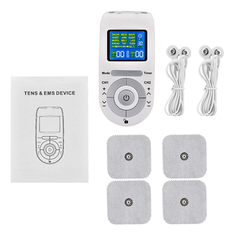 Electric Tens Unit 12 Modes Digital Therapy Machine Electrode Pads Wire Massager U2JD
Electric Tens Unit 12 Modes Digital Therapy Machine Electrode Pads Wire Massager U2JD