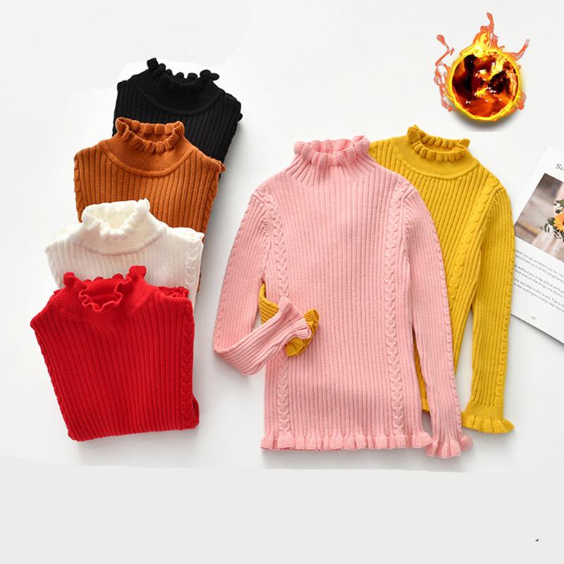 2021 Autumn Winter New Baby Girls Sweaters Casual Solid Striped Turtleneck Sweater for Girl Child Plus Velvet Warm Knit Sweater, Black
2021 Autumn Winter New Baby Girls Sweaters Casual Solid Striped Turtleneck Sweater for Girl Child Plus Velvet Warm Knit Sweater, Black
