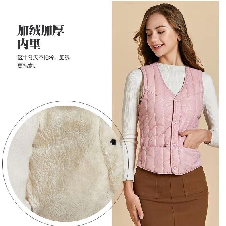 Fashion EUR Style New Spring/Autumn Women's Warm Vest Coat Fleece Inside Thick Single Breasted With Pockets Design Oversize Vest, Black
Fashion EUR Style New Spring/Autumn Women's Warm Vest Coat Fleece Inside Thick Single Breasted With Pockets Design Oversize Vest, Black