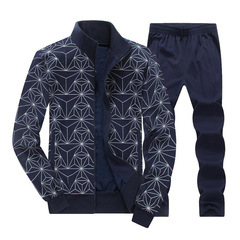 Mens Tracksuit Set 2020 Spring Autumn New Fashion Print Plus Size Track Suit Men Jacket+Pant Sweatsuit 2 Piece Set Mens Clothing, Blue
Mens Tracksuit Set 2020 Spring Autumn New Fashion Print Plus Size Track Suit Men Jacket+Pant Sweatsuit 2 Piece Set Mens Clothing, Blue