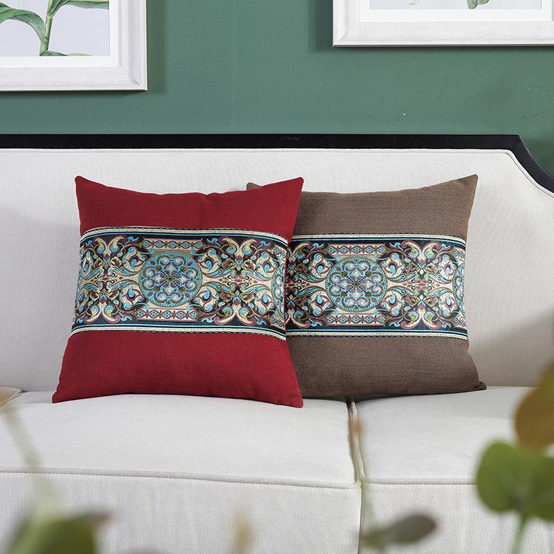 Solid Classical Embroidered Cotton Linen Cushion Covers Red Blue Waist Pillowcases Home Sofa Bed Decoration Pillow Cases Covers, Veemi 01
Solid Classical Embroidered Cotton Linen Cushion Covers Red Blue Waist Pillowcases Home Sofa Bed Decoration Pillow Cases Covers, Veemi 01