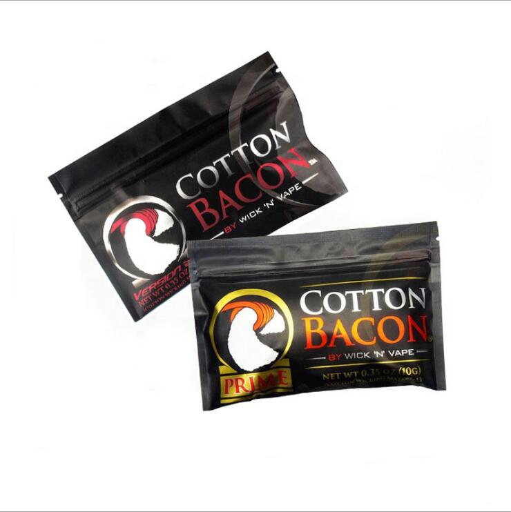 Cotton Bacon Prime Organic Pure Cotton Wick Gold Silver Version for RDA RBA Atomizers Heating Coil Wire Ecig Vaporizers
Cotton Bacon Prime Organic Pure Cotton Wick Gold Silver Version for RDA RBA Atomizers Heating Coil Wire Ecig Vaporizers