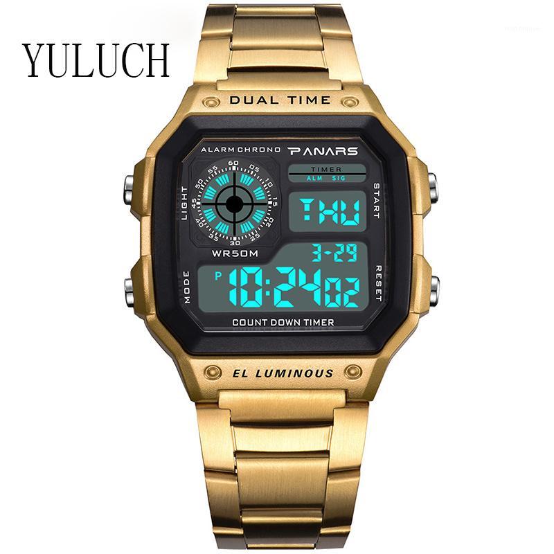 YULUCH Men Alloy Steel Band Watch Luminous Multifunction Sports Digital Watch Men's Waterproof Swimming1
YULUCH Men Alloy Steel Band Watch Luminous Multifunction Sports Digital Watch Men's Waterproof Swimming1