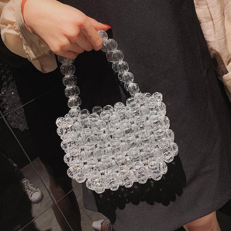 Personality Mini Bag 2021 summer fashion new high quality Transparent beads Women's Designer Handbag Tote Shoulder Crossbody Bag, 9516 transparent
Personality Mini Bag 2021 summer fashion new high quality Transparent beads Women's Designer Handbag Tote Shoulder Crossbody Bag, 9516 transparent