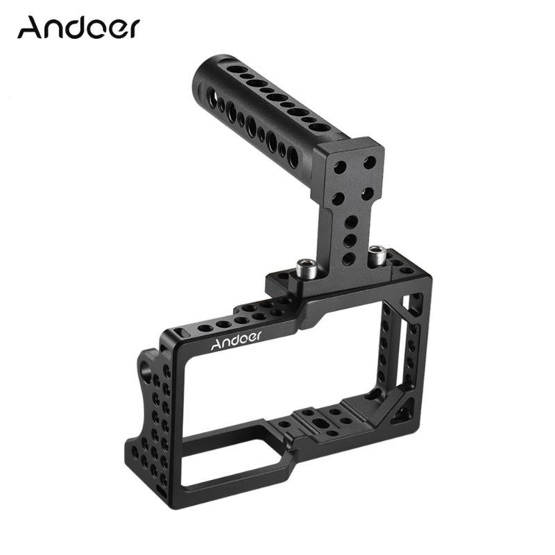 Andoer Video Camera Cage Stabilizer Protector for BMPCC Camera to Mount Microphone Monitor Tripod LED Light Photographic
Andoer Video Camera Cage Stabilizer Protector for BMPCC Camera to Mount Microphone Monitor Tripod LED Light Photographic