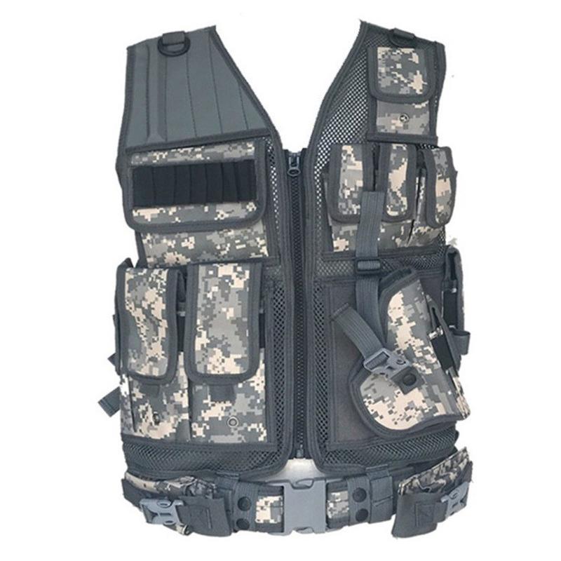 Men Hunting Tactical Vest Outdoor Sports Tactical Vest Combat Assault Army Vests Belts Paintball CS Hot, 01
Men Hunting Tactical Vest Outdoor Sports Tactical Vest Combat Assault Army Vests Belts Paintball CS Hot, 01
