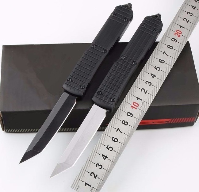 UT delta Tanto Knife Black MK2 (3.4 Black) automatic auto double action tactical camping folding fixed blade collection knives Xmas gift
UT delta Tanto Knife Black MK2 (3.4 Black) automatic auto double action tactical camping folding fixed blade collection knives Xmas gift