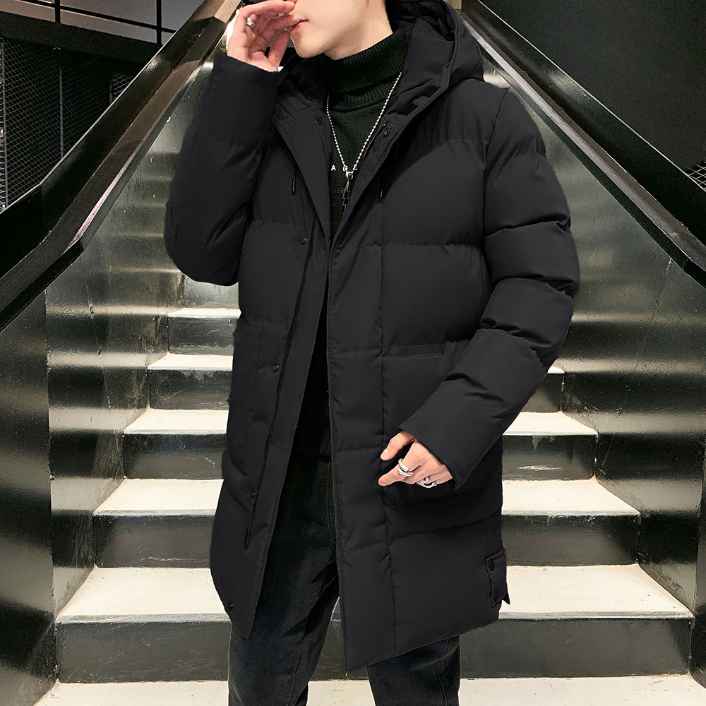 Winter Parka Autumn Puffer Men Overcoat Outwear Long Jacket Army Green Hooded Coat Plus Size 8XL 201218