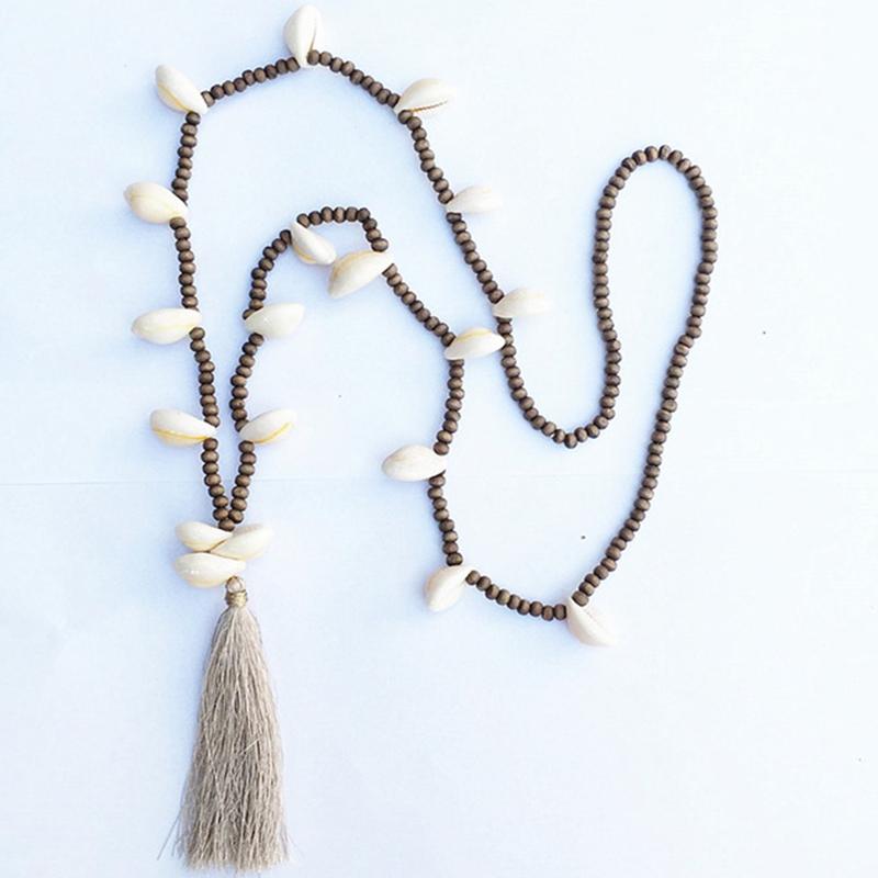 Dongmu jewellery bohemian style beach shell fashion necklace wooden pearl tassel woman hand long chain necklace birthday gift
Dongmu jewellery bohemian style beach shell fashion necklace wooden pearl tassel woman hand long chain necklace birthday gift