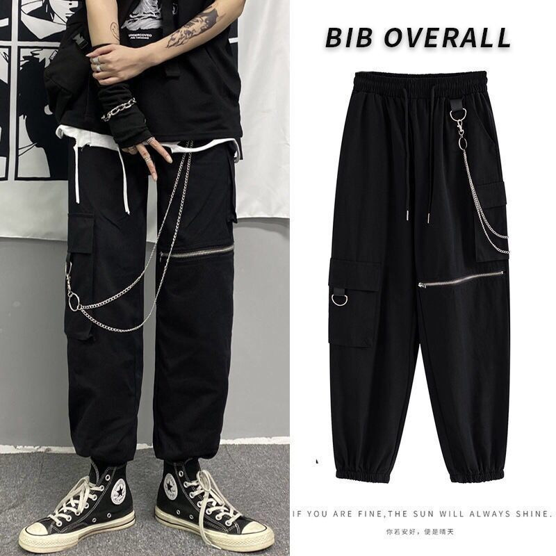 Women Gothic Pants Hip Hop Loose Sweatpant Baggy Undefined Harajuku Black Cargo Pants Women Chain Mujer Pantalones, Black;white
Women Gothic Pants Hip Hop Loose Sweatpant Baggy Undefined Harajuku Black Cargo Pants Women Chain Mujer Pantalones, Black;white