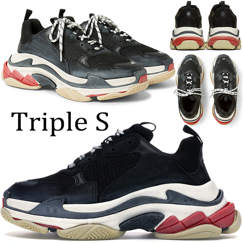 Classical Triple S Paris Shoes Black White Red Grey Blue Sneakers Men Women Trainers Jogiing Walking 17 FW Casual Platform Luxury Chaussures Design Old Dad, 15q 36-45
Classical Triple S Paris Shoes Black White Red Grey Blue Sneakers Men Women Trainers Jogiing Walking 17 FW Casual Platform Luxury Chaussures Design Old Dad, 15q 36-45