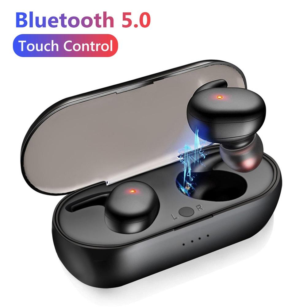Y30 TWS Bluetooth 5.0 Earphones Wireless In-ear Noise Reduction Stereo Earbuds for Phone Game Call Sports Headphones with Charging Box, Black
Y30 TWS Bluetooth 5.0 Earphones Wireless In-ear Noise Reduction Stereo Earbuds for Phone Game Call Sports Headphones with Charging Box, Black
