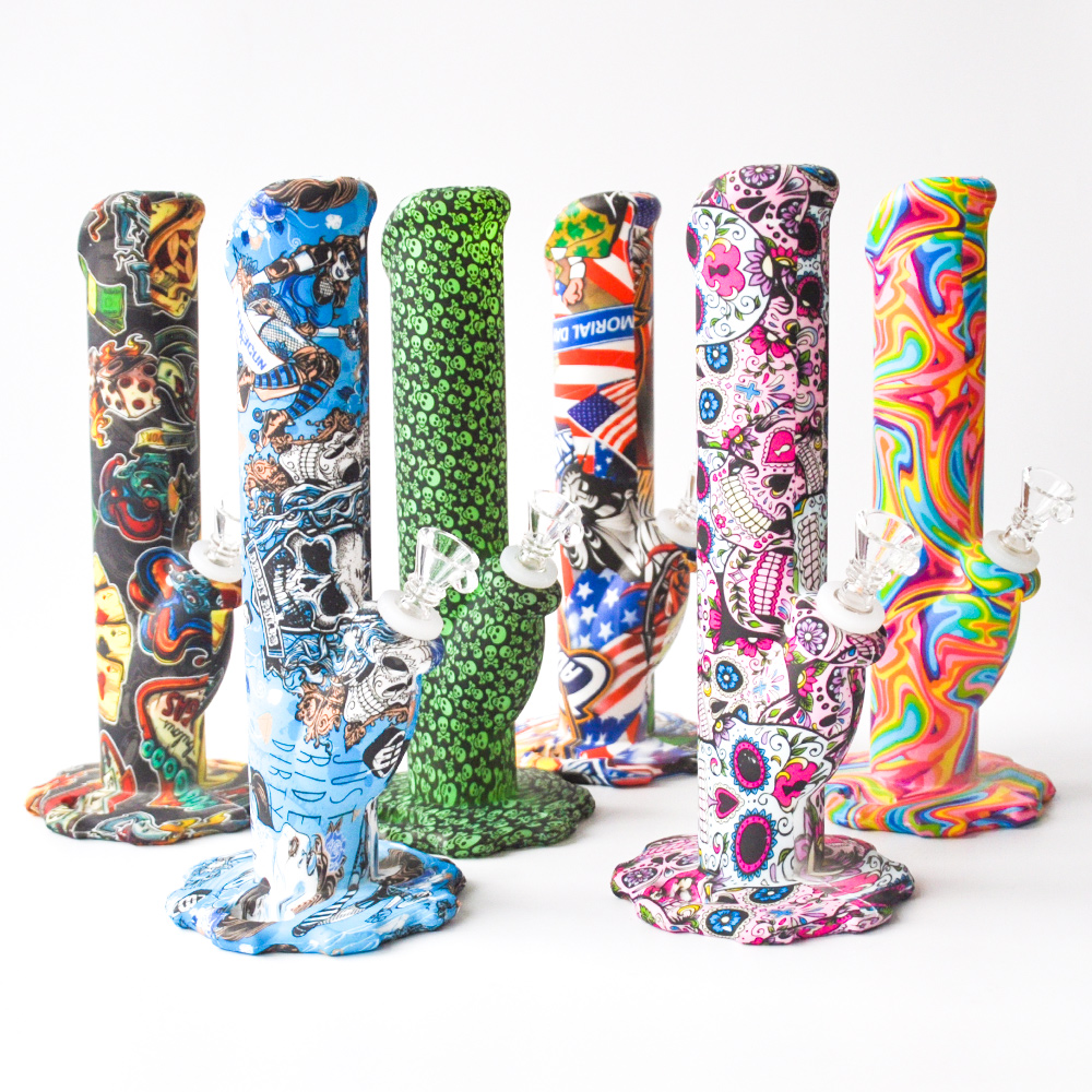 Free Shipping 10.5inches Silicone Water Pipe oil rig unbreakabale silicone bongs with 14.4mm silicone downstem and glass bowl
Free Shipping 10.5inches Silicone Water Pipe oil rig unbreakabale silicone bongs with 14.4mm silicone downstem and glass bowl
