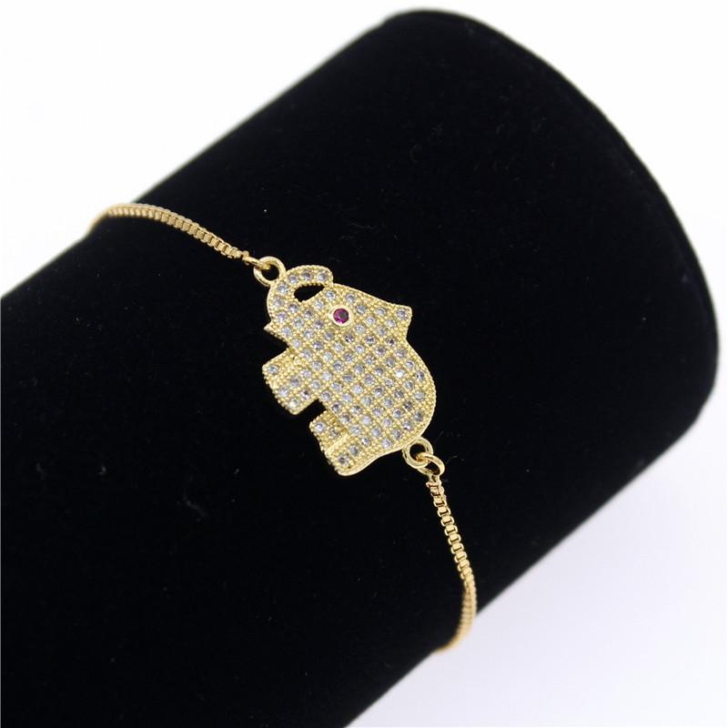 Cute Cubic Zirconia Elephant Charm Bracelet Women Animal Jewelry Adjustable Gold Chain Link Bracelets Fashion Gifts
Cute Cubic Zirconia Elephant Charm Bracelet Women Animal Jewelry Adjustable Gold Chain Link Bracelets Fashion Gifts