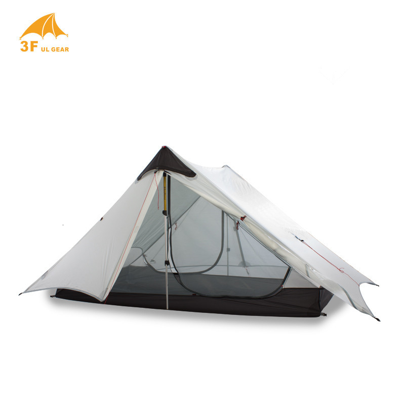 LanShan 2 3F UL GEAR 2 Person 1 Person Outdoor Ultralight Camping Tent 3 Season 4 Season Professional 15D Silnylon Rodless Tent T1