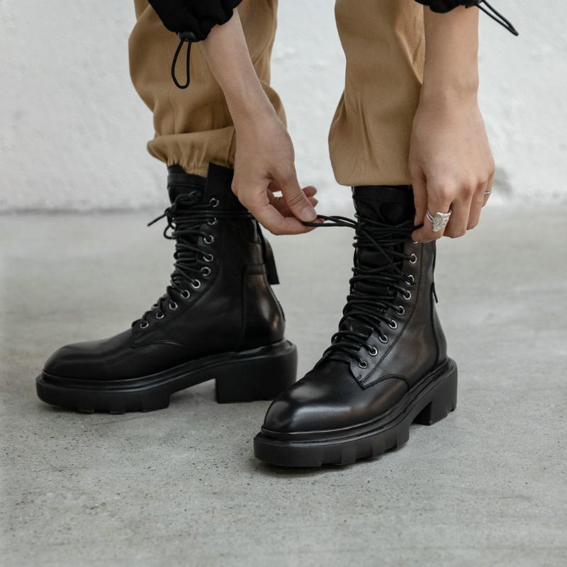 SKLFGXZY New style boots Genuine leather Female boots Women's cowhide Autumn and winter Women's shoes, Black
SKLFGXZY New style boots Genuine leather Female boots Women's cowhide Autumn and winter Women's shoes, Black
