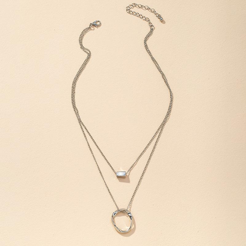 Ins Gold Chain Double Layers Loops Geo Minimalism Minimalist Pendant Choker Necklaces Korean Fashion Women Party Jewelry
Ins Gold Chain Double Layers Loops Geo Minimalism Minimalist Pendant Choker Necklaces Korean Fashion Women Party Jewelry
