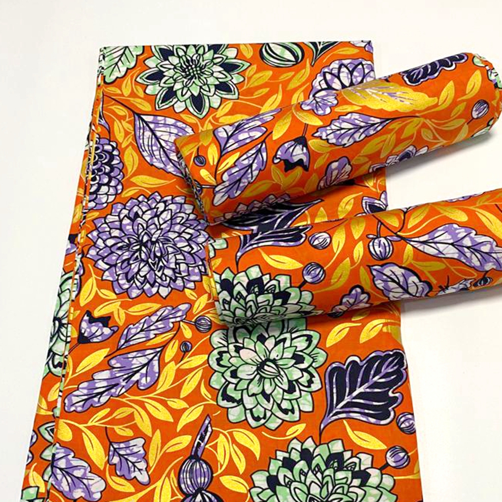 High quality African Golden Printed Wax 100% Cotton Block Prints Fabric Wax Ankara Fabric for African Dress Clothing
High quality African Golden Printed Wax 100% Cotton Block Prints Fabric Wax Ankara Fabric for African Dress Clothing