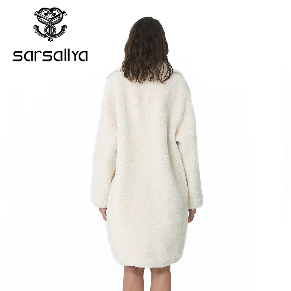 Winter Women Wool Coat Cashmere Female Long Coat Blends Woolen Elegant Autumn Jacket For Ladies Thick Warm Fur Clothes Girl 201030