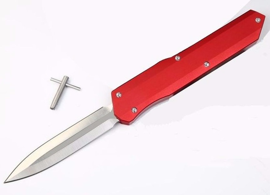 automatic auto Cyp red Smoothing Handle D2 Blade Double Action Pocket Folding Edc Knife Camping Knife Hunting Knives Xmas Gift
automatic auto Cyp red Smoothing Handle D2 Blade Double Action Pocket Folding Edc Knife Camping Knife Hunting Knives Xmas Gift