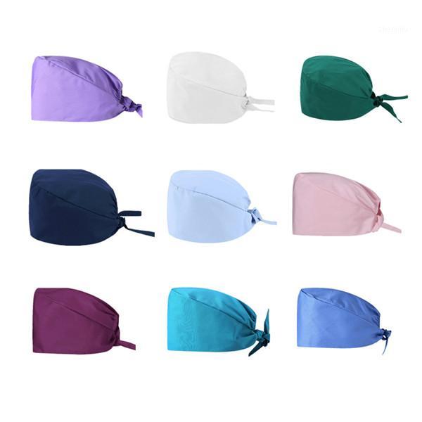 Adult Cotton Cycling Caps Solid Masque Bandage Adjustable Scrub Cap Sweatband Bouffant Hat hats for men and women1, Multi 
Adult Cotton Cycling Caps Solid Masque Bandage Adjustable Scrub Cap Sweatband Bouffant Hat hats for men and women1, Multi