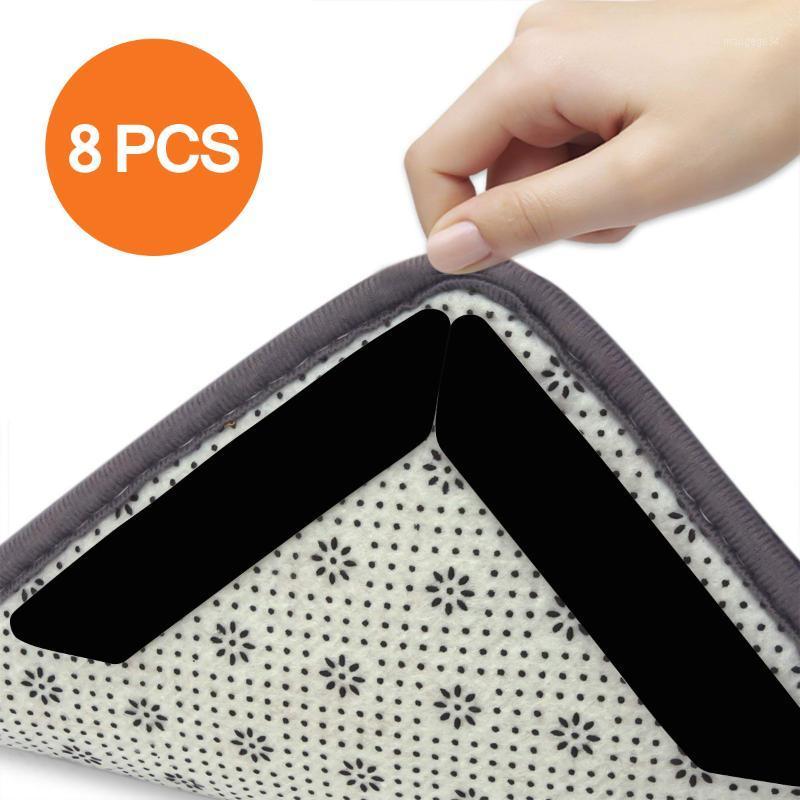 Reusable Anti-Skid Rubber Floor Tidy Carpet Mat Washable Rug Gripper Stopper Tape Sticker Black Corners Pad 8pcs1, S white
Reusable Anti-Skid Rubber Floor Tidy Carpet Mat Washable Rug Gripper Stopper Tape Sticker Black Corners Pad 8pcs1, S white