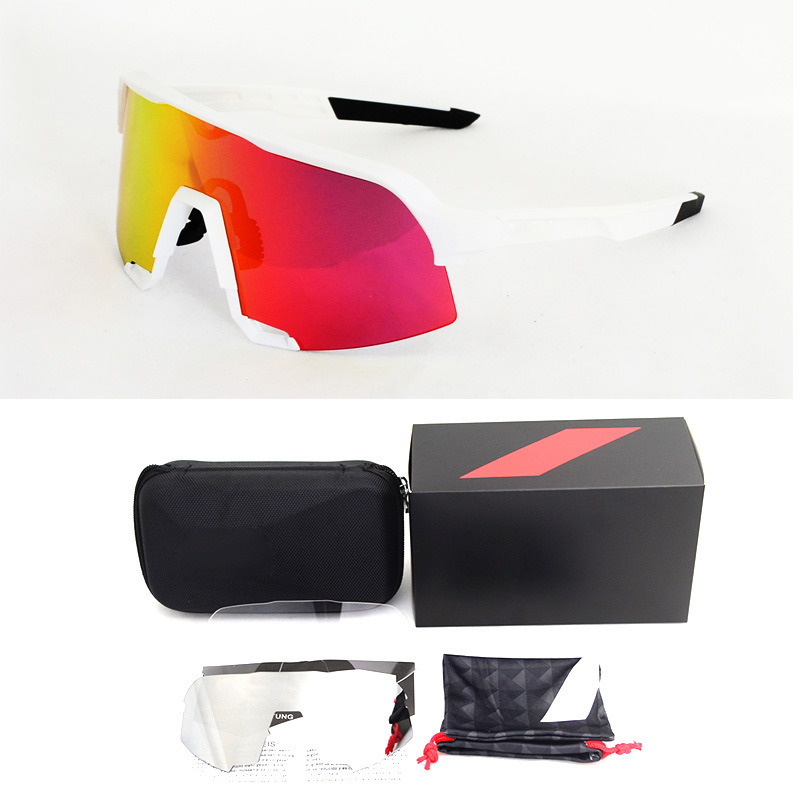 2020 New 100 S3 Riding Goggles UV400 Men's Glasses Outdoor Sports Windproof And Sandproof Bicycle Discoloration Sunglasses Set J1224
2020 New 100 S3 Riding Goggles UV400 Men's Glasses Outdoor Sports Windproof And Sandproof Bicycle Discoloration Sunglasses Set J1224