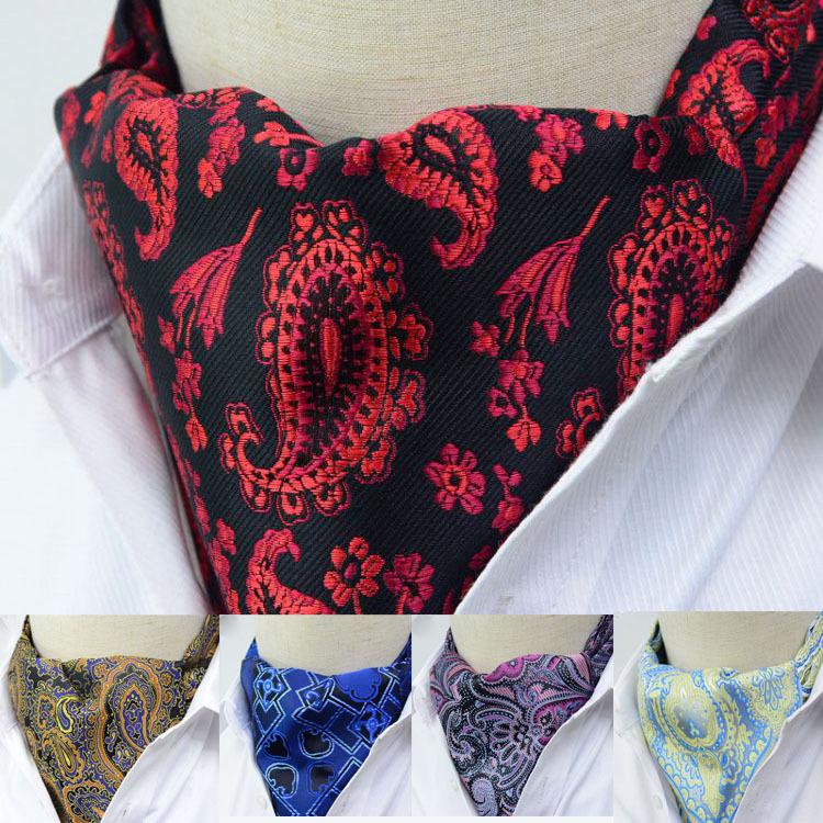 Luxury Men's Ascot Ties Vintage Paisley Cravat Self Tied British style Gentleman Polyester Silk Neck Tie Wedding FormaParty
Luxury Men's Ascot Ties Vintage Paisley Cravat Self Tied British style Gentleman Polyester Silk Neck Tie Wedding FormaParty