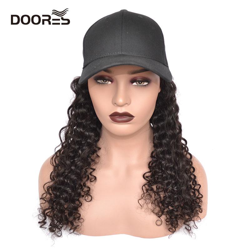 Doores Hair Curly Human Hair Wig with Black Hat New Arrival Brazilian Human Wigs 10-24" Remy, As pic
Doores Hair Curly Human Hair Wig with Black Hat New Arrival Brazilian Human Wigs 10-24" Remy, As pic