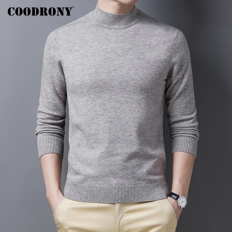 COODRONY Brand Sweater Men High Quality Classic Casual Pure Color Pullover Men Clothes Autumn Winter Warm Pull Homme C1168 201117, Light grey
COODRONY Brand Sweater Men High Quality Classic Casual Pure Color Pullover Men Clothes Autumn Winter Warm Pull Homme C1168 201117, Light grey