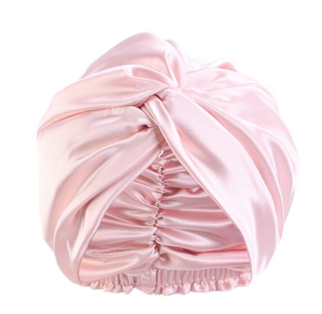 Women Sleep Shower Cap Bath Towel Hair Dry Quick Elastic Hair Care Bonnet Head Wrap Hat GC822