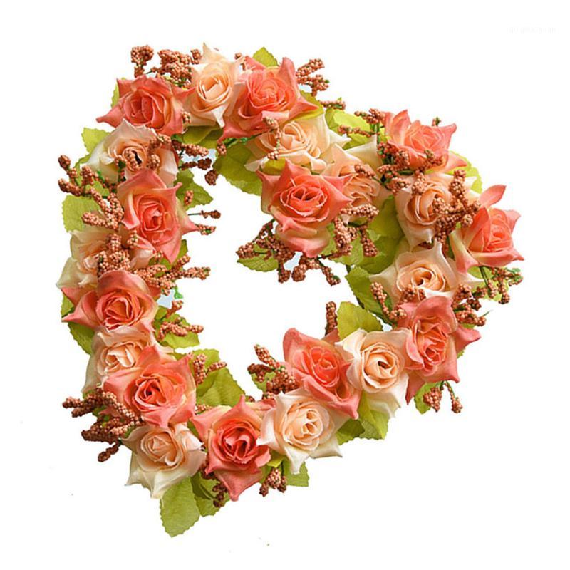 Flower Wreaths Artificial Garland Wedding Wall Heart Shaped 6 Color Durable Flower Ring Hanging Home Decor Silk Cloth1, Sunset red
Flower Wreaths Artificial Garland Wedding Wall Heart Shaped 6 Color Durable Flower Ring Hanging Home Decor Silk Cloth1, Sunset red