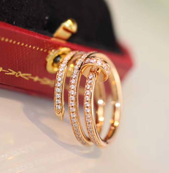 Luxruious quality three line ring with sparkly diamond in 18k rose gold plated for women birthday jewelry gift PS8835, Silver
Luxruious quality three line ring with sparkly diamond in 18k rose gold plated for women birthday jewelry gift PS8835, Silver