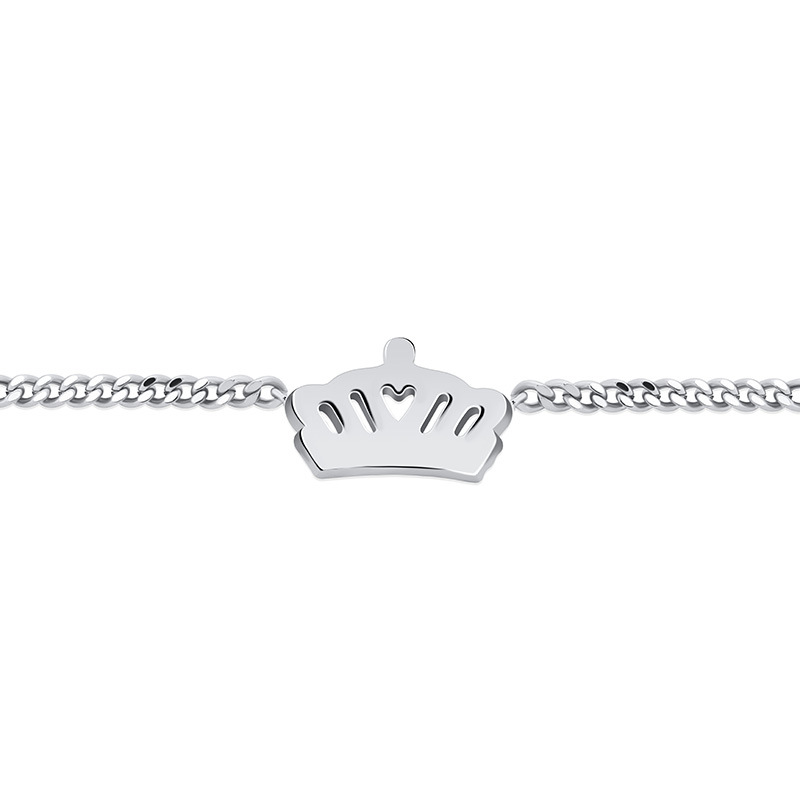 Iced Out Crown Choker Necklaces for Women 18K Real Gold New Fashion Hip Hop Prong Settting AAA CZ Stone Crystal Cubic Zirconia Bling Jewelry Gold Silv