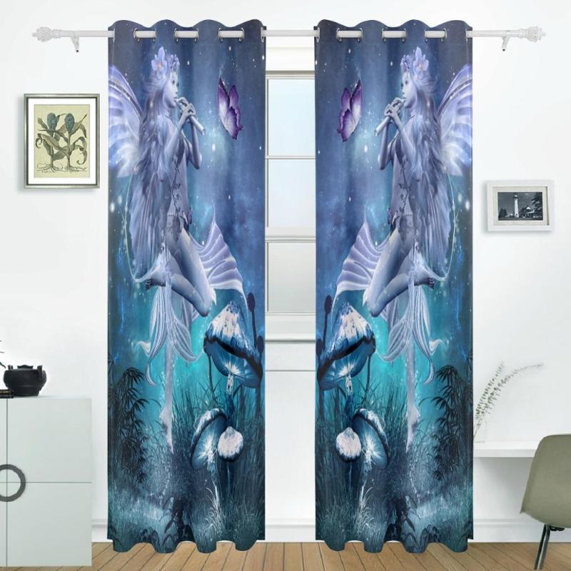 Fairy Magic Butterfly Mushrooms Curtains Drapes Panels Darkening Blackout Grommet Room Divider for Patio Window Sliding Glass, As pic
Fairy Magic Butterfly Mushrooms Curtains Drapes Panels Darkening Blackout Grommet Room Divider for Patio Window Sliding Glass, As pic