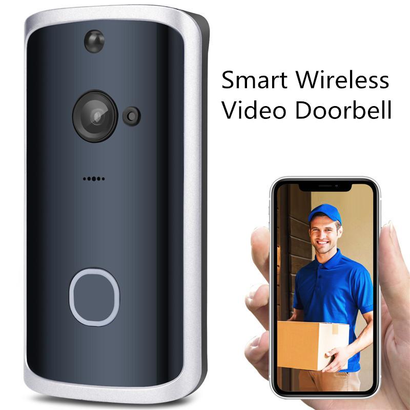 Smart Wireless Video Doorbell WiFi Home Door Bell Video Camera Phone Bell Intercom Home Security Night Vision Doorbell 3C30
Smart Wireless Video Doorbell WiFi Home Door Bell Video Camera Phone Bell Intercom Home Security Night Vision Doorbell 3C30
